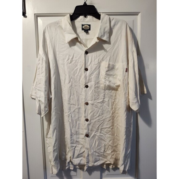 Tommy Bahama Tourist in Paradise Mens XL Shirt Hawaiian Vacation Beach Button - Picture 2 of 15